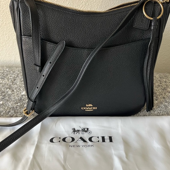 COACH/Pebble Leather Chaise Cross Body Purse - Picture 10 of 10